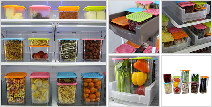 Clear airtight container