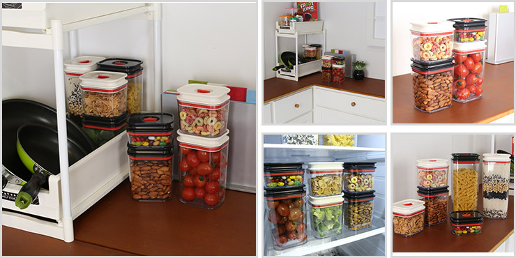 Vacuum sealed container