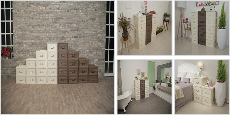 Space Love Rattan Chest