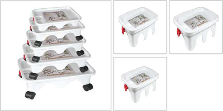 水出し長方形花台